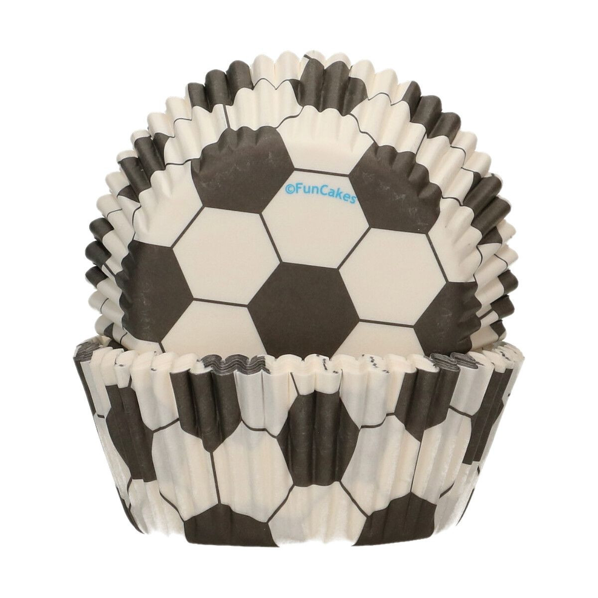 Funcakes Košíčky na pečenie - Futbalová lopta 48 ks