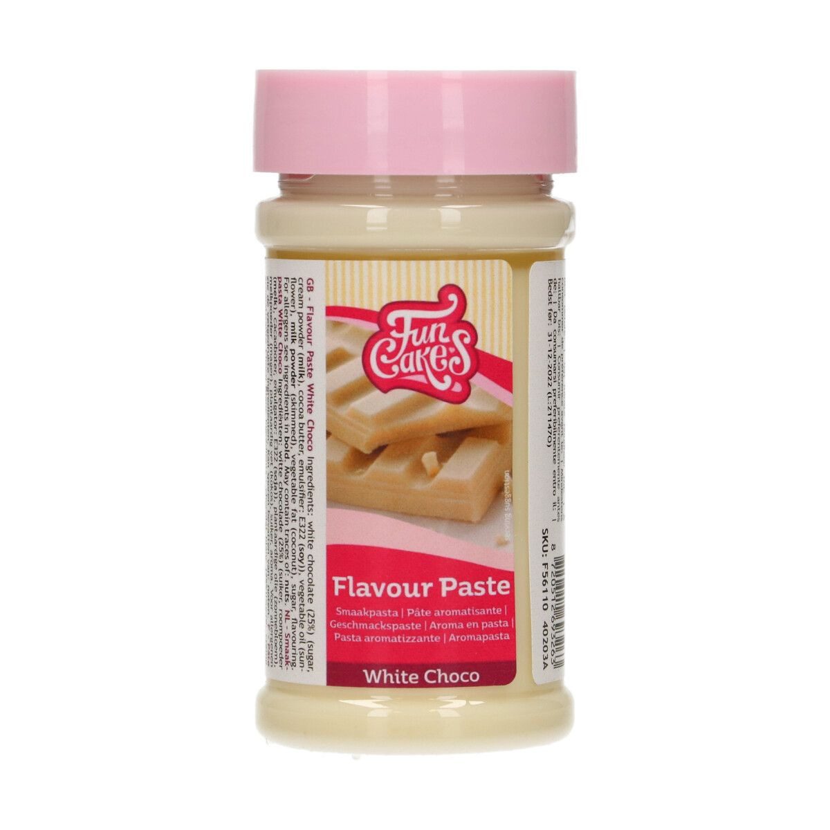 Ochucovacia pasta Funcakes - Biela čokoláda 100 g