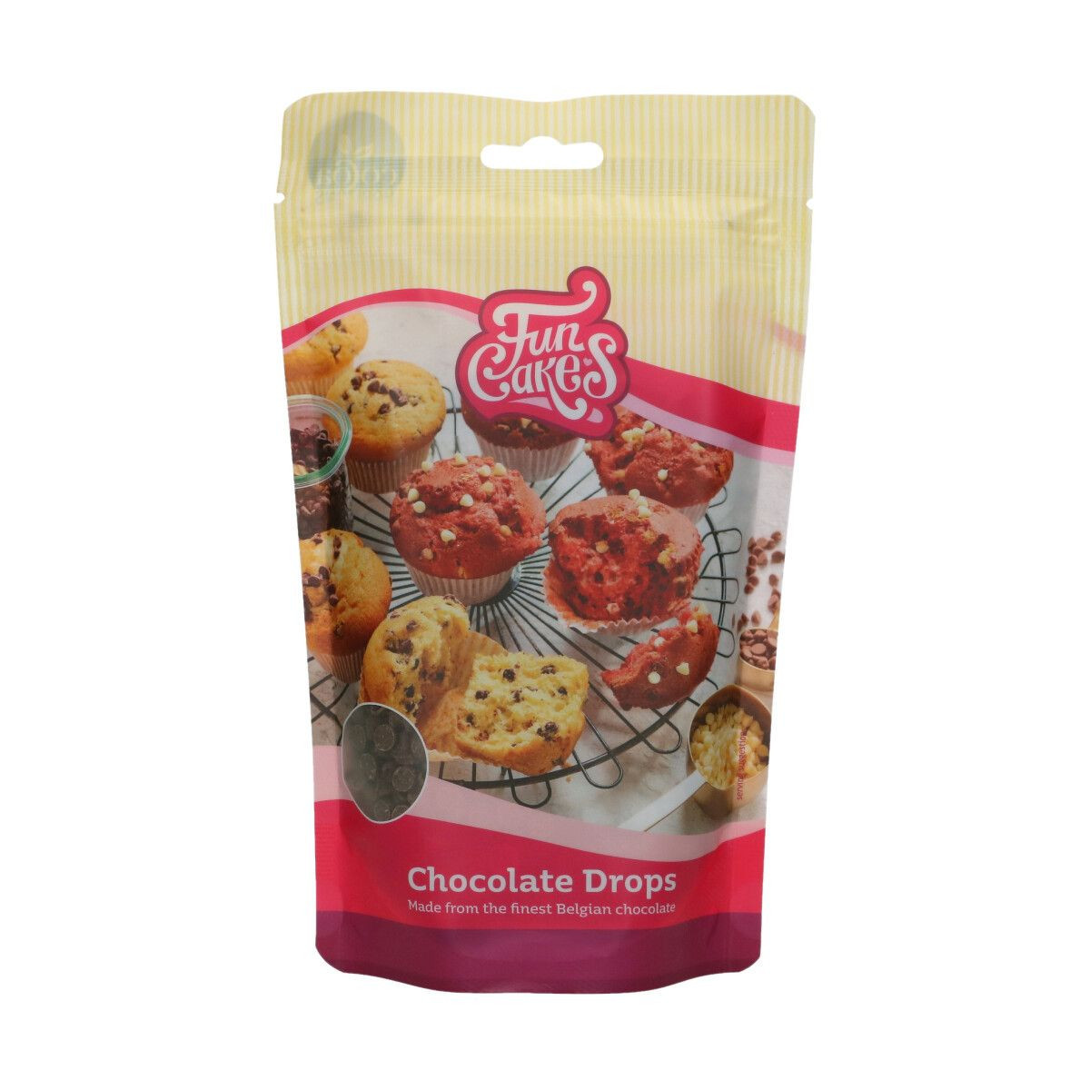 Funcakes Tmavá čokoláda kúsky - Drops 350 g