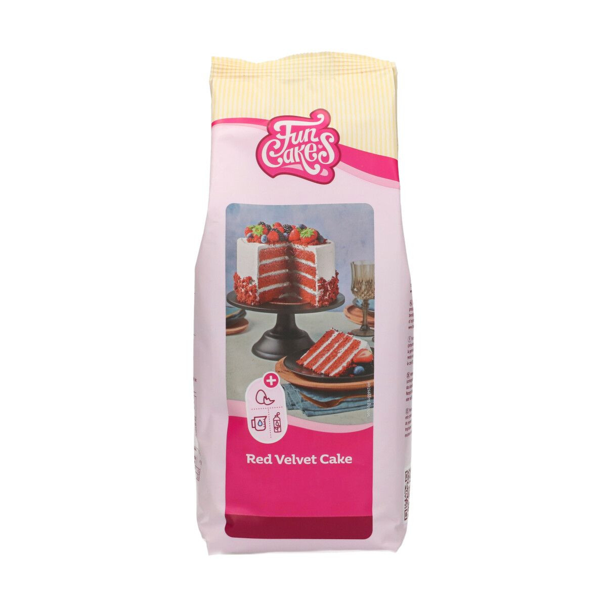 Funcakes Zmes na výrobu piškóty Red Velvet 1 kg
