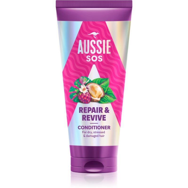 Aussie SOS Repair Revive vyživujúci kondicionér pre namáhané vlasy a vlasovú pokožku 200 ml