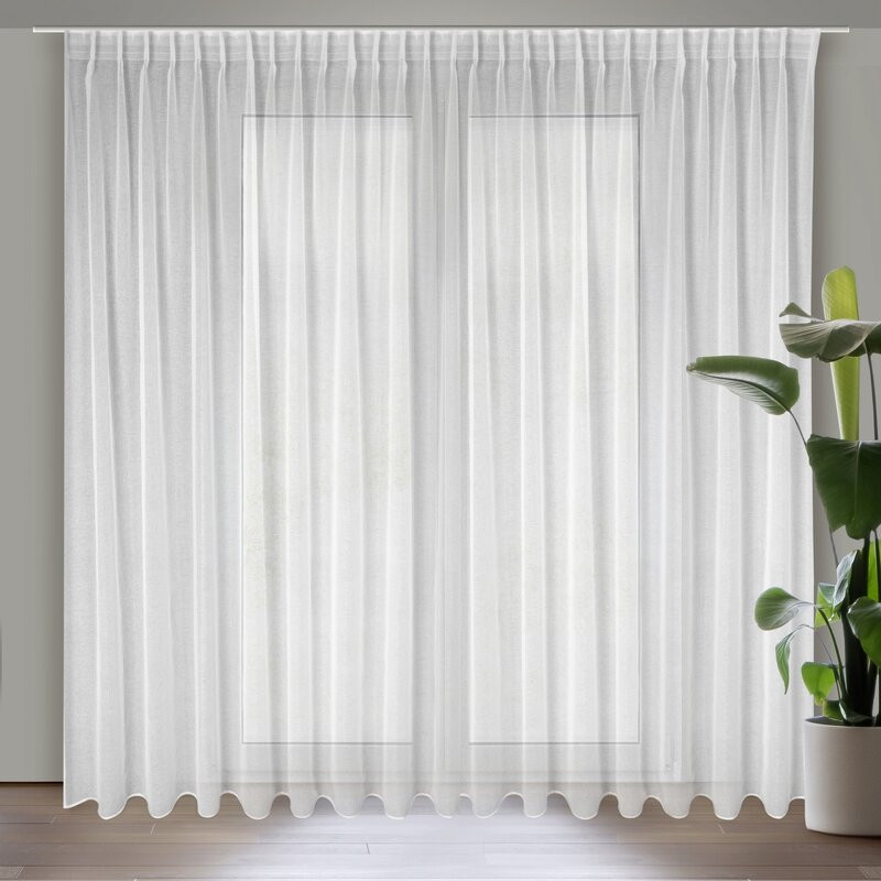 ArtFir Záclona LAYLA P | biela 300 x 300 cm