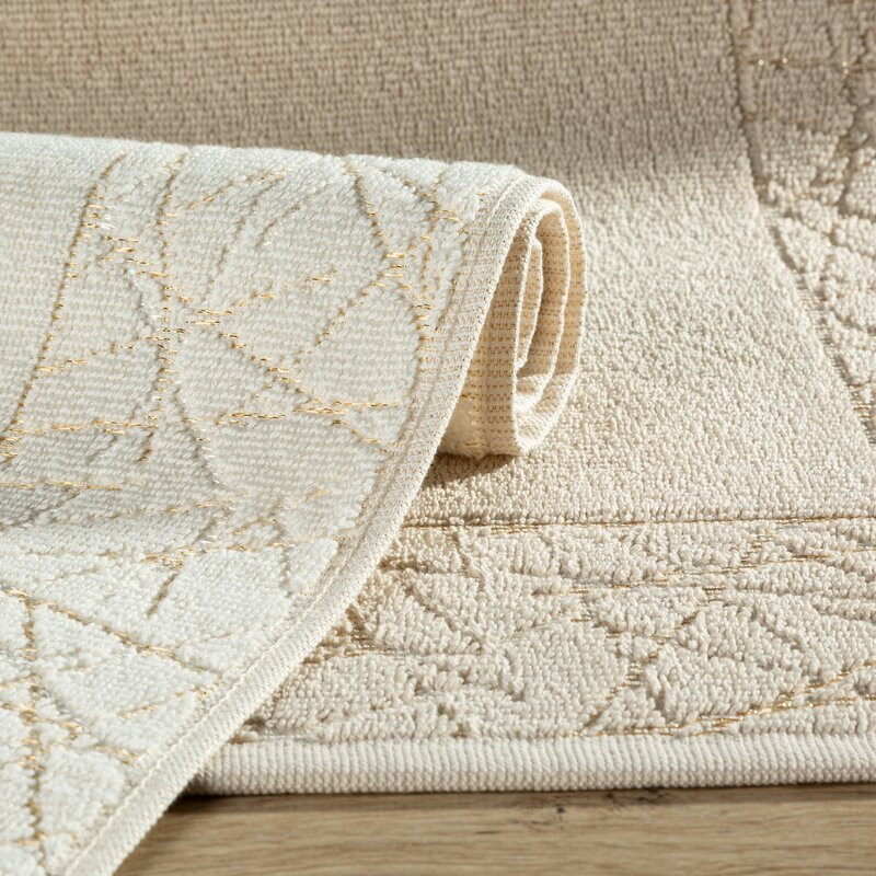 ArtFir Kúpeľňový koberček NIKA | krémová 50 x 70 cm