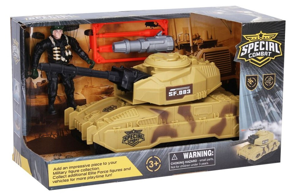 Tank s figúrkou 25cm