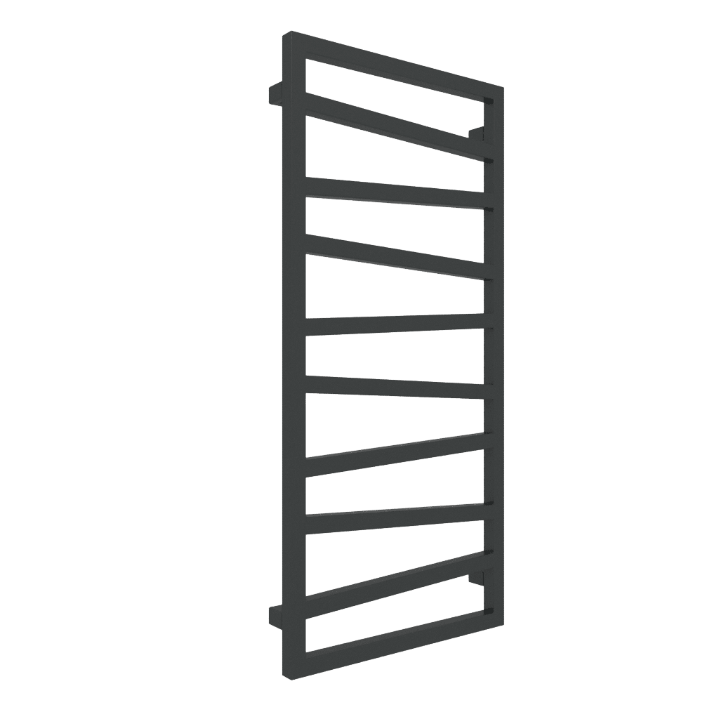 Terma24 Zigzag 1070x500 vodný/elektrický radiátor RAL 9005 MATT pololesk SX