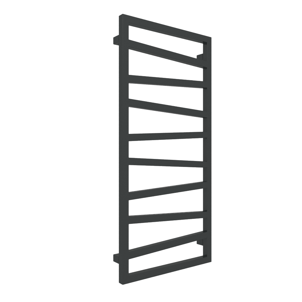 Terma24 Zigzag 1310x500 vodný/elektrický radiátor RAL 9005 MATT pololesk SX