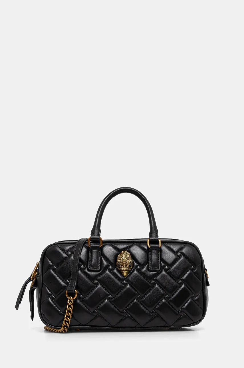 Kožená kabelka Kurt Geiger London KENSINGTON čierna farba, 3580900109