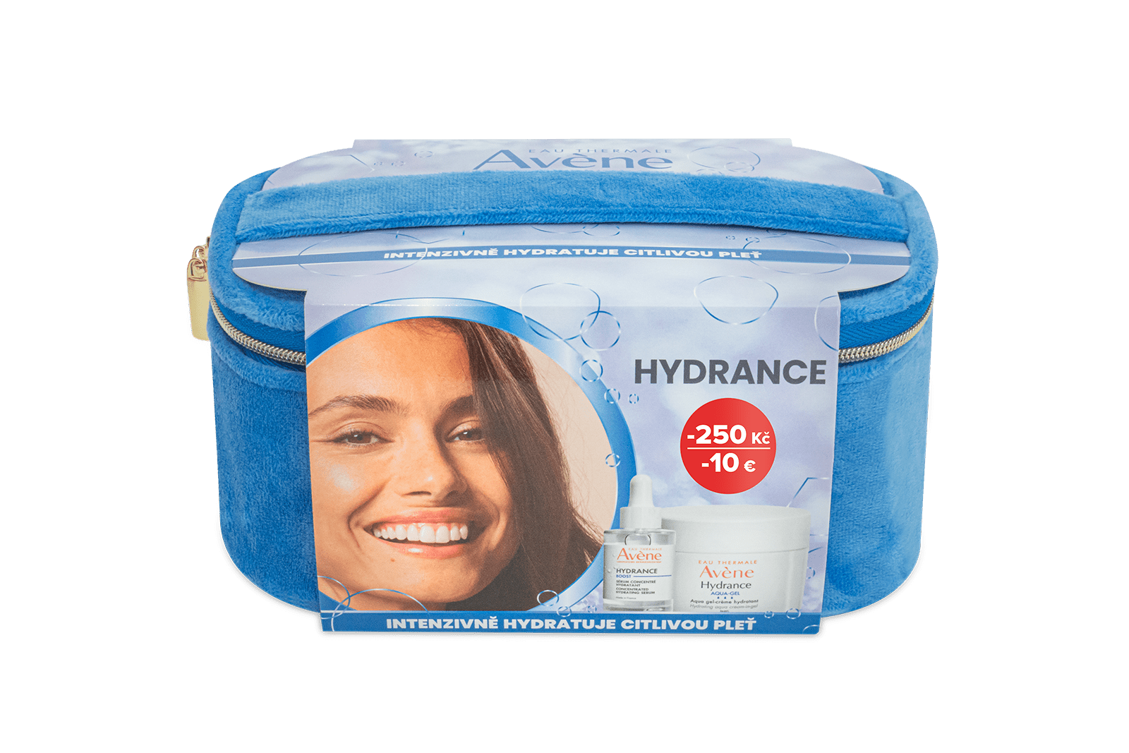 AVENE Hydrance Boost sérum 30ml + Aqua-gél 50ml Vianočný balíček 2024