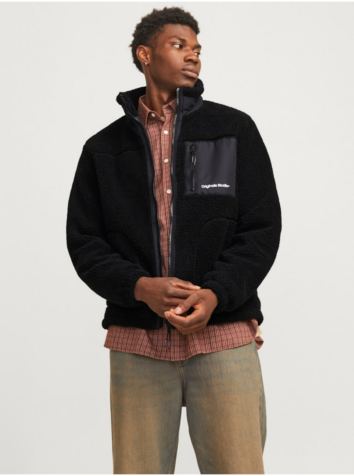 Pánska teddy bunda Jack & Jones Vesterbro
