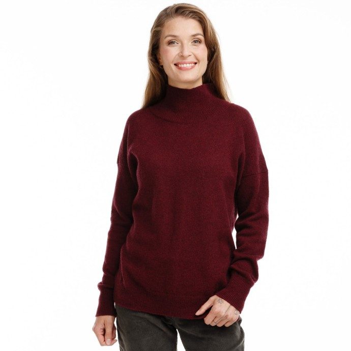 Bushman sveter Brigid burgundy S
