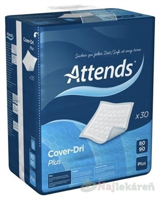 ATTENDS COVER-DRI PLUS 80X90CM 30KS