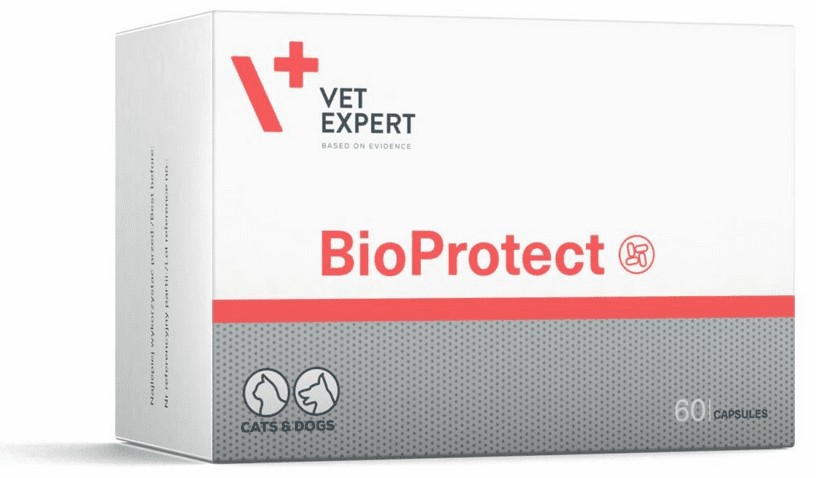 VetExpert BioProtect na podporu správnej činnosti gastrointestinálnej mikroflóry psov a mačiek 60cps