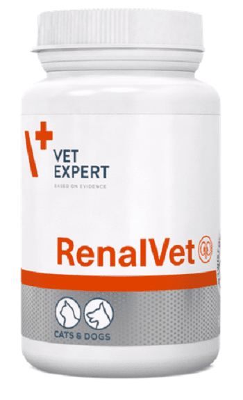 VetExpert RenalVet (Twist Off) pre psy a mačky na podporu správnej funkcie obličiek 60cps