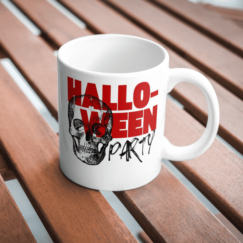 KH10-6 DR Hrnček - Halloween party, 330ml