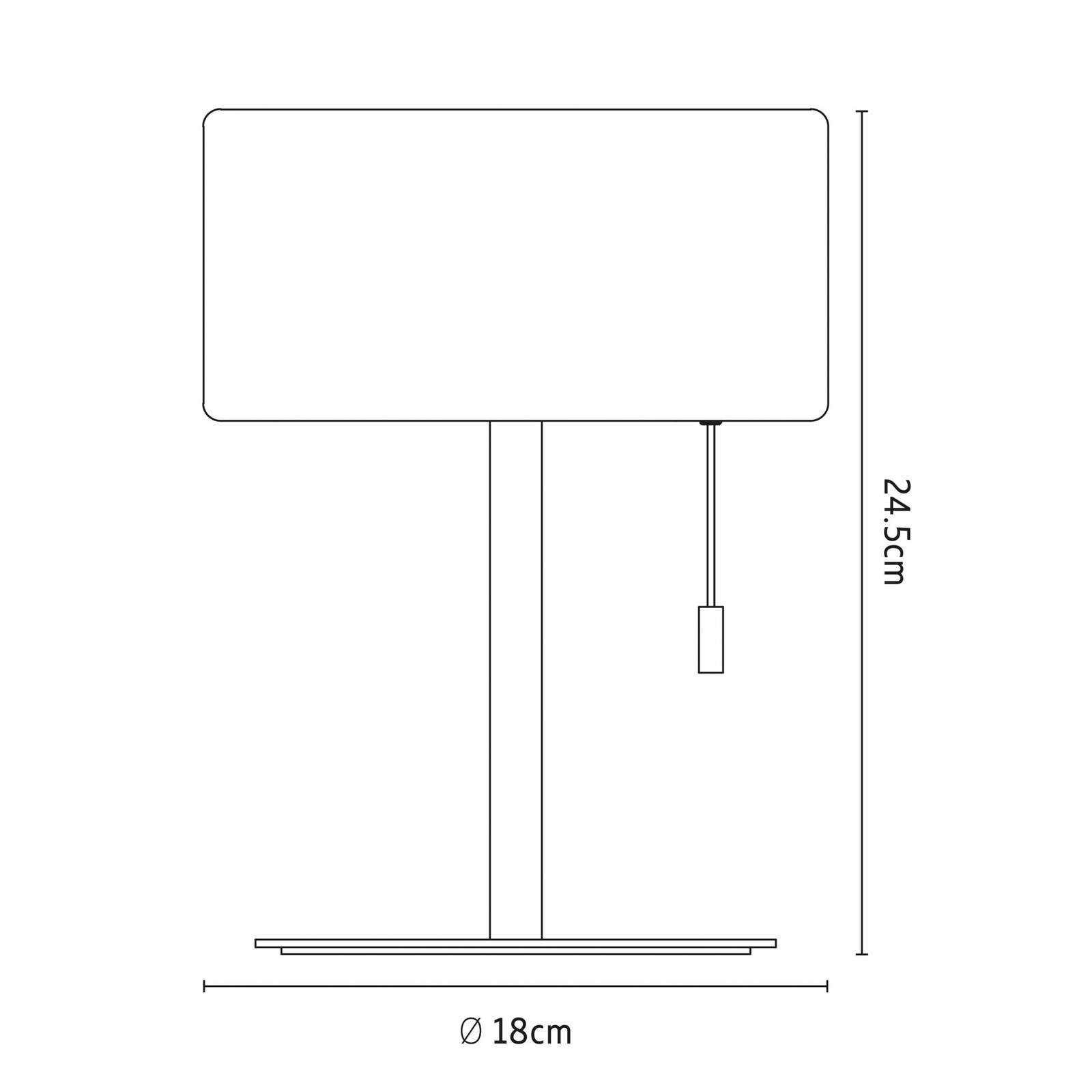 Nabíjateľná stolová lampa Calex LED, IP44, ťahový spínač