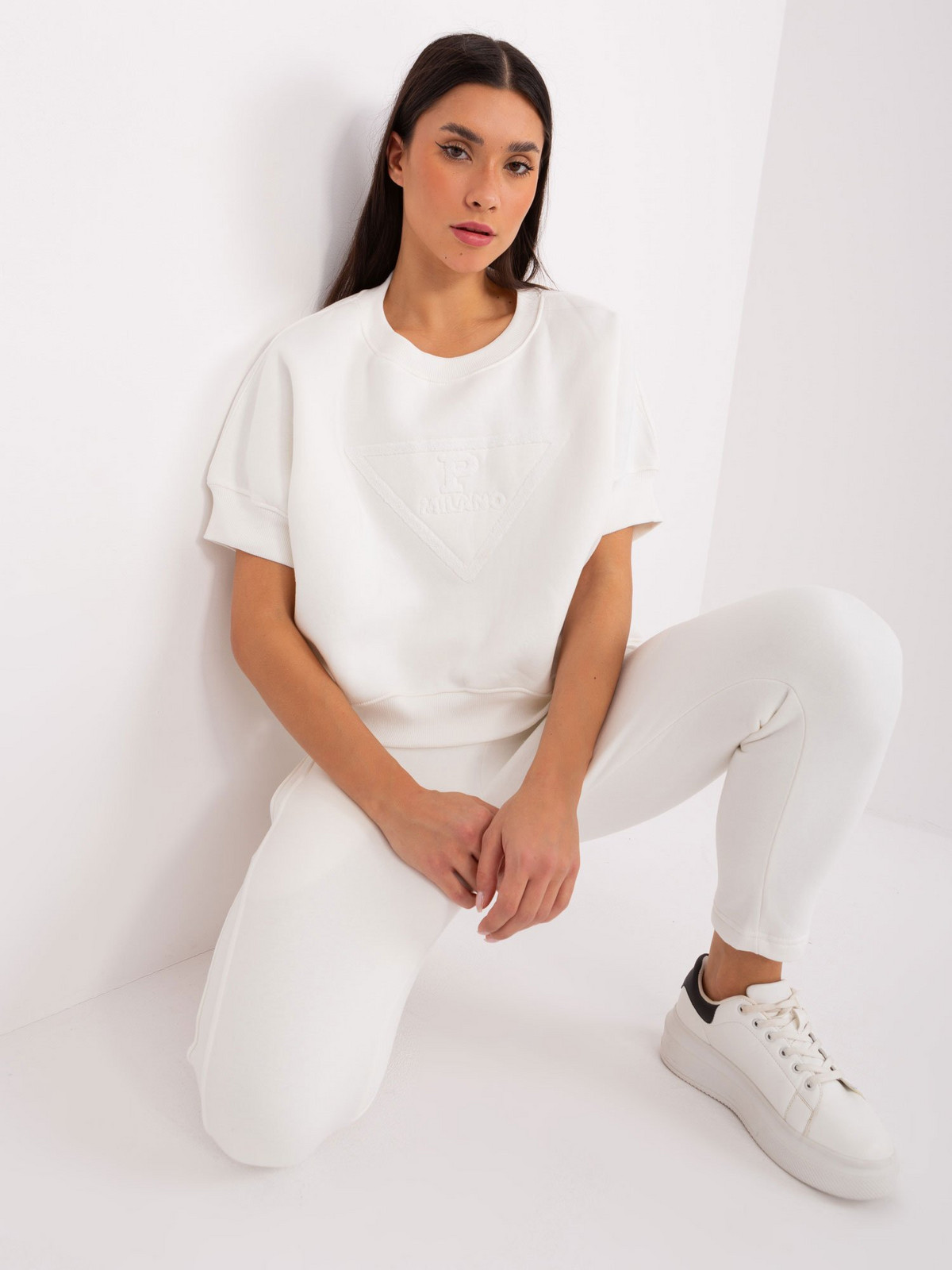 Ecru insulated tracksuit