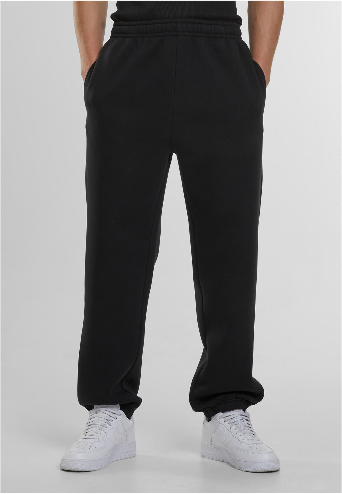 Men's sweatpants Fluffy black