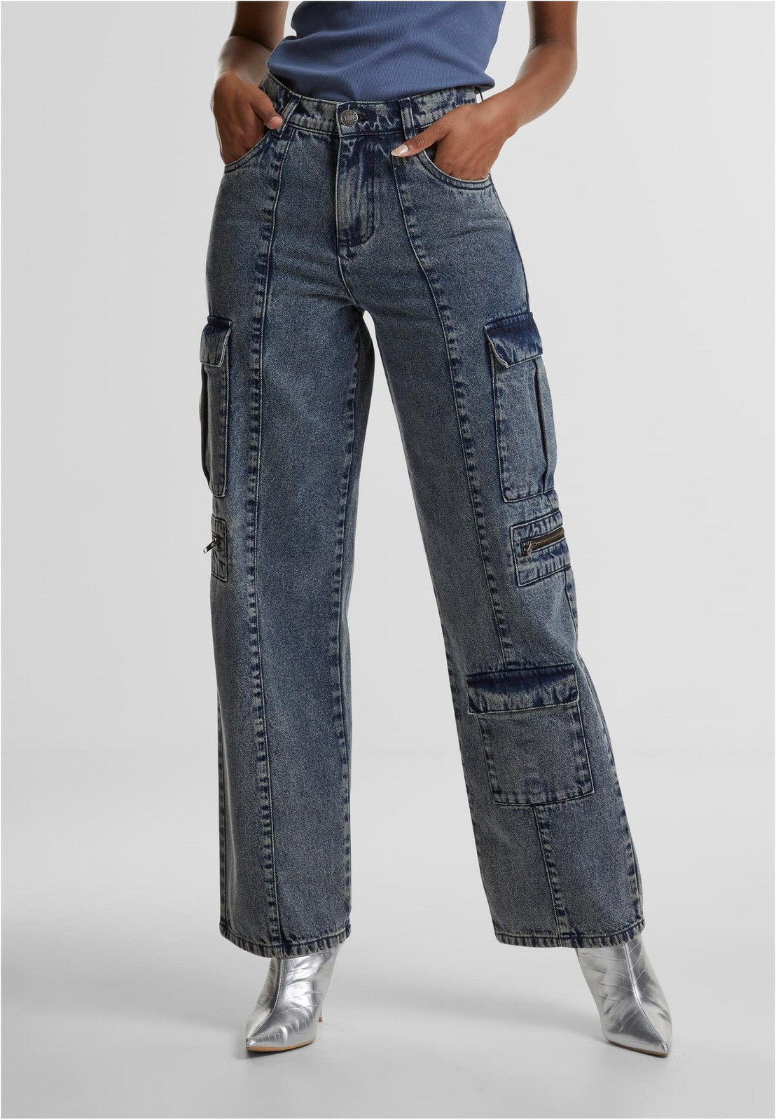 Women's jeans Loose Utility blue