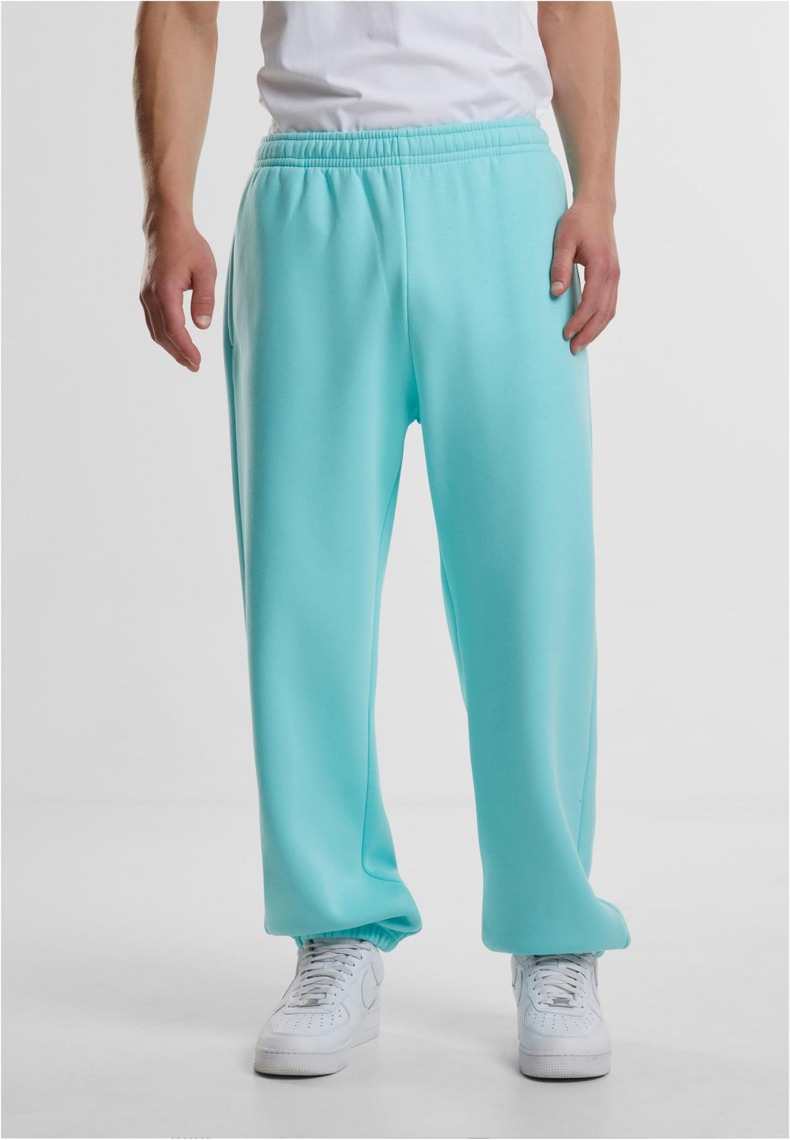 Men's sweatpants Fluffy blue