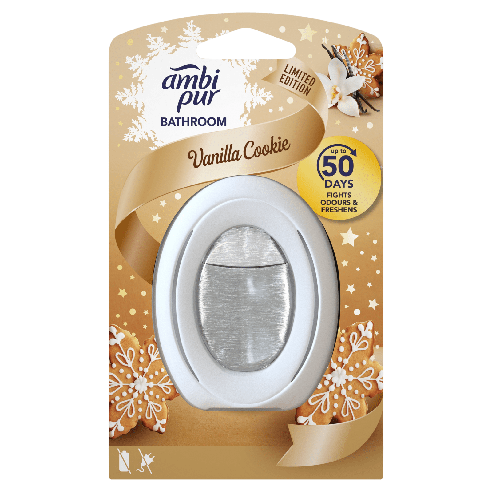 AMBIPUR Osviežovač vzduchu do kúpeľne Vanilla Cookie 7.5 ml