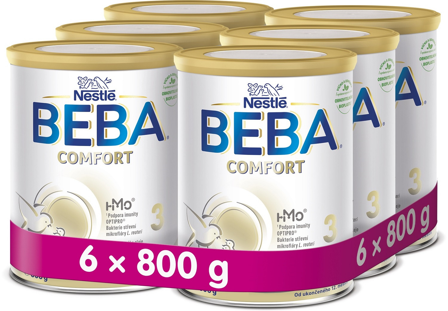 NESTLÉ BEBA Beba comfort 3 HM-O 6 x 800 g