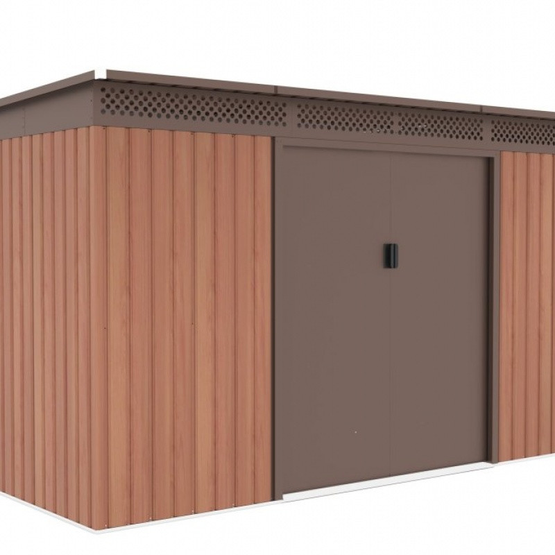 G21 Zahradní domek  GRAH 700 - 340 x 206 cm, hnědý