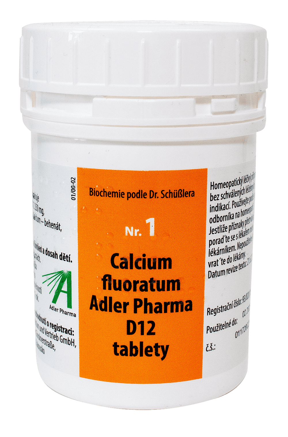 ADLER PHARMA Nr.1 Calcium fluoratum D12 400 tabliet