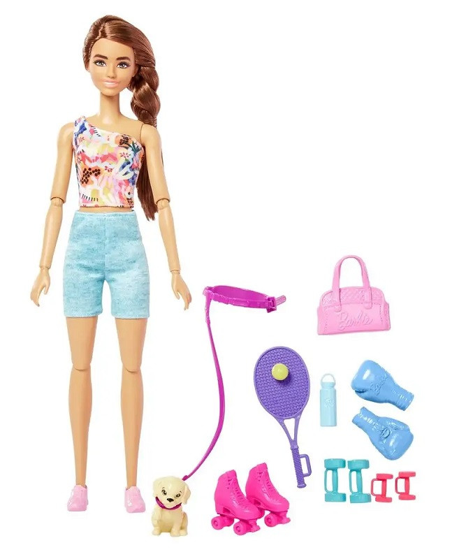 Mattel Barie Wellnes bábika športový deň
