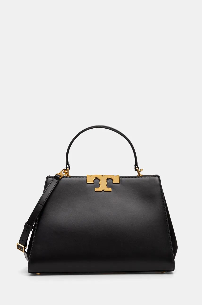 Kožená kabelka Tory Burch Eleanor čierna farba, 137312