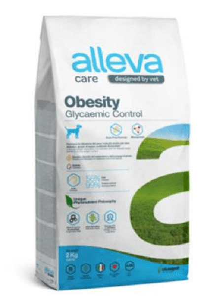 Alleva VET CARE dog adult obesity glycemic control diétne granule pre dospelé psy 12kg