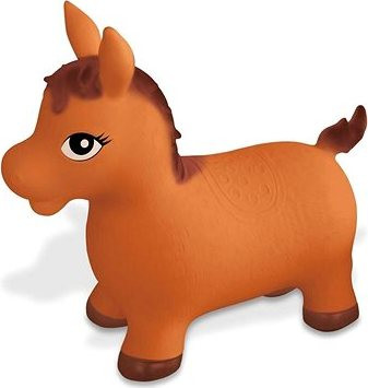 MONDO Nafukovací skákací kôň 09689 hnedý