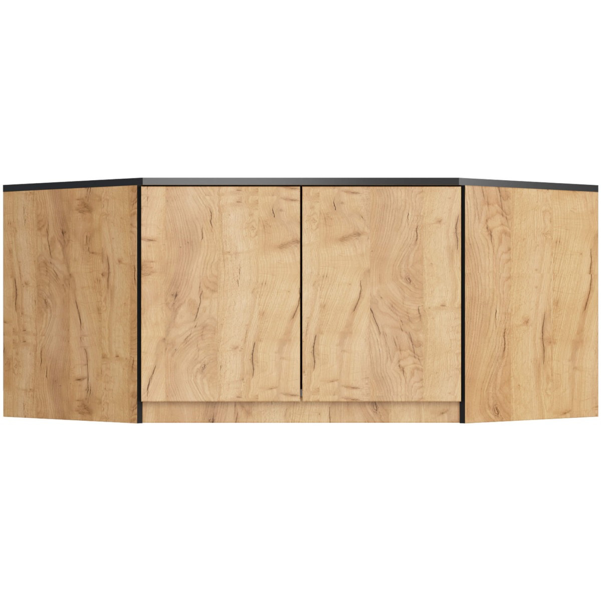 Nástavec na rohovou šatní skříň CLP 100 cm dub craft
