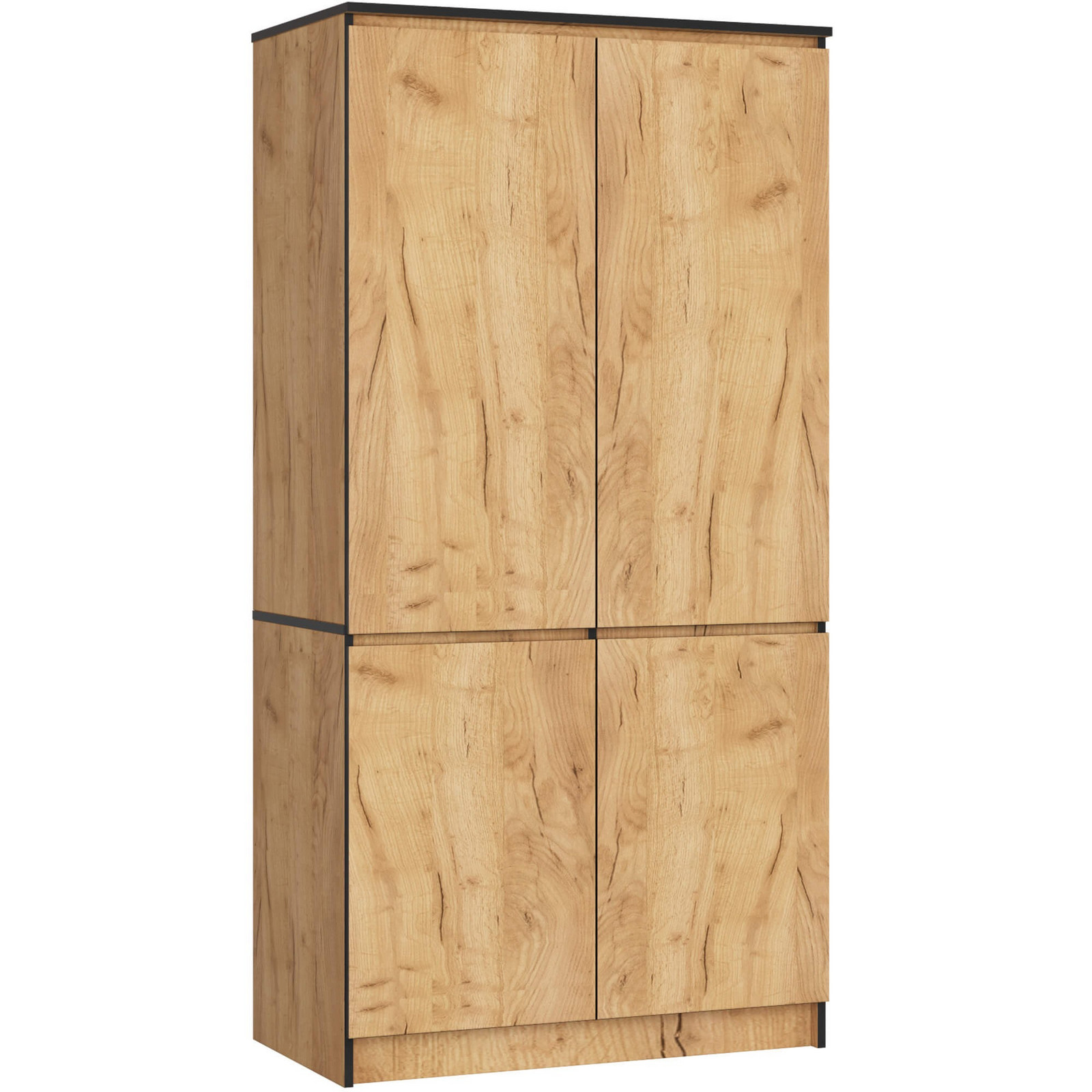 Šatní skříň CLP S90/4D dub craft