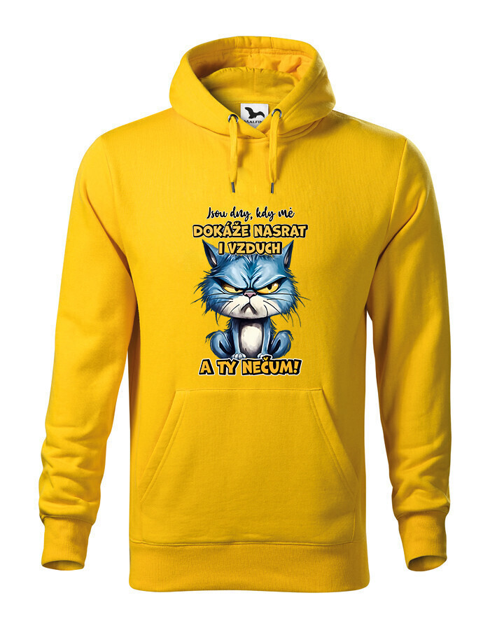 Pánská mikina s potiskem Kočky - nečum - dárek na narozeniny nebo Vánoce