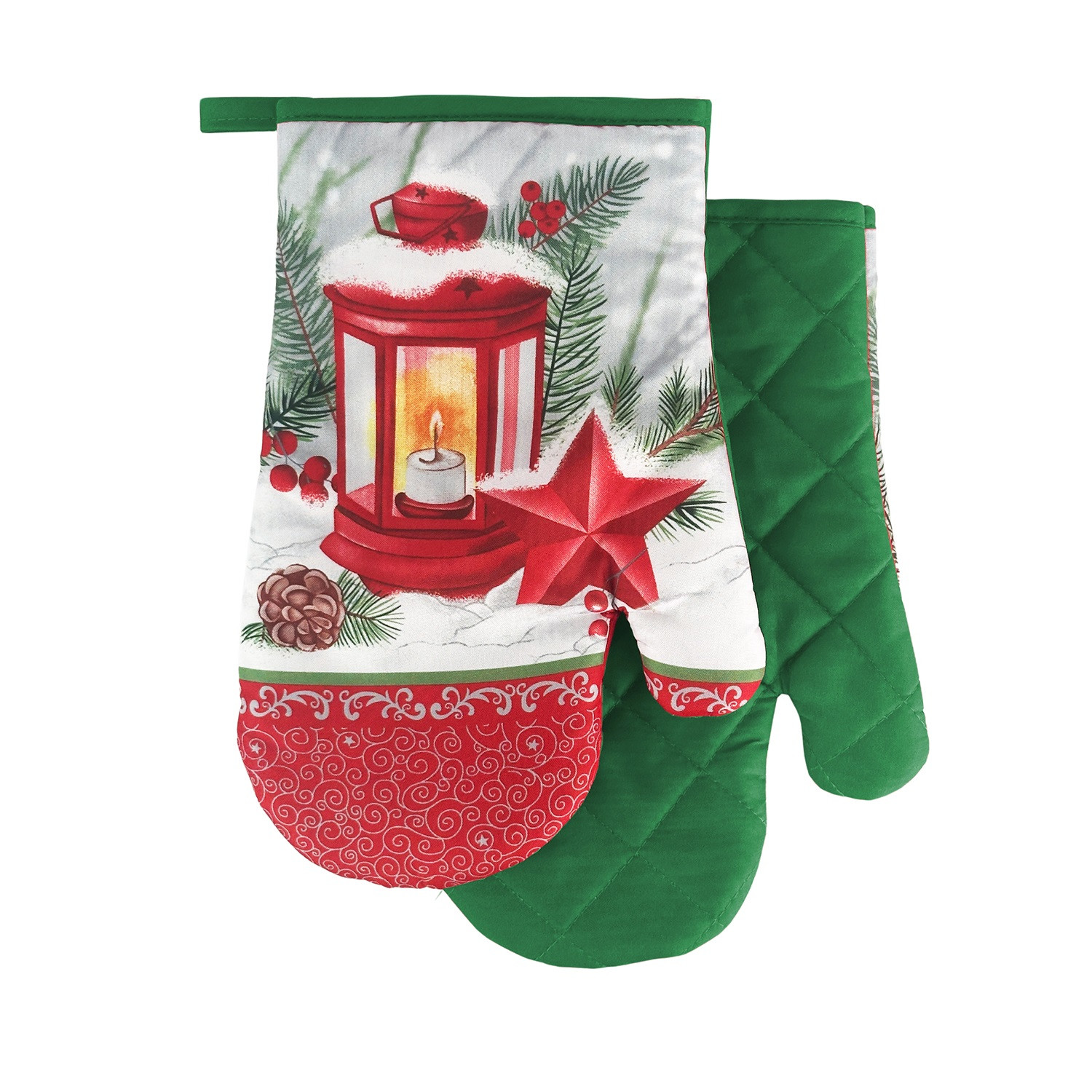 MAKRO - Chňapka s magnetom vianočný lampáš