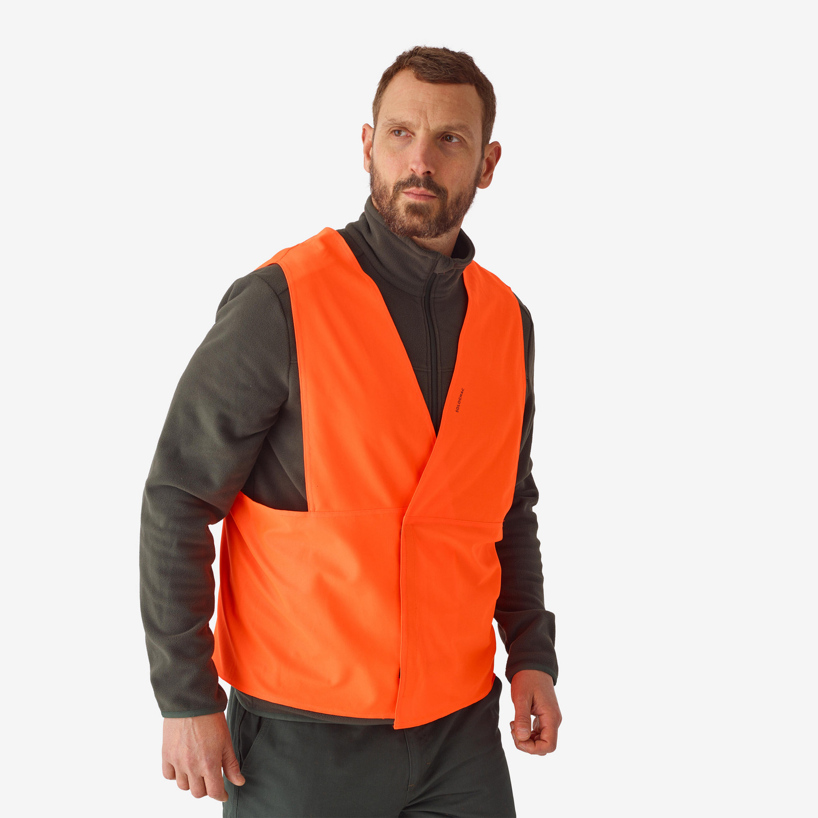 Poľovnícka reflexná vesta 100 oranžová