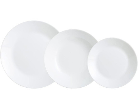 Sada tanierov(18 dielov) Zelie, biela%