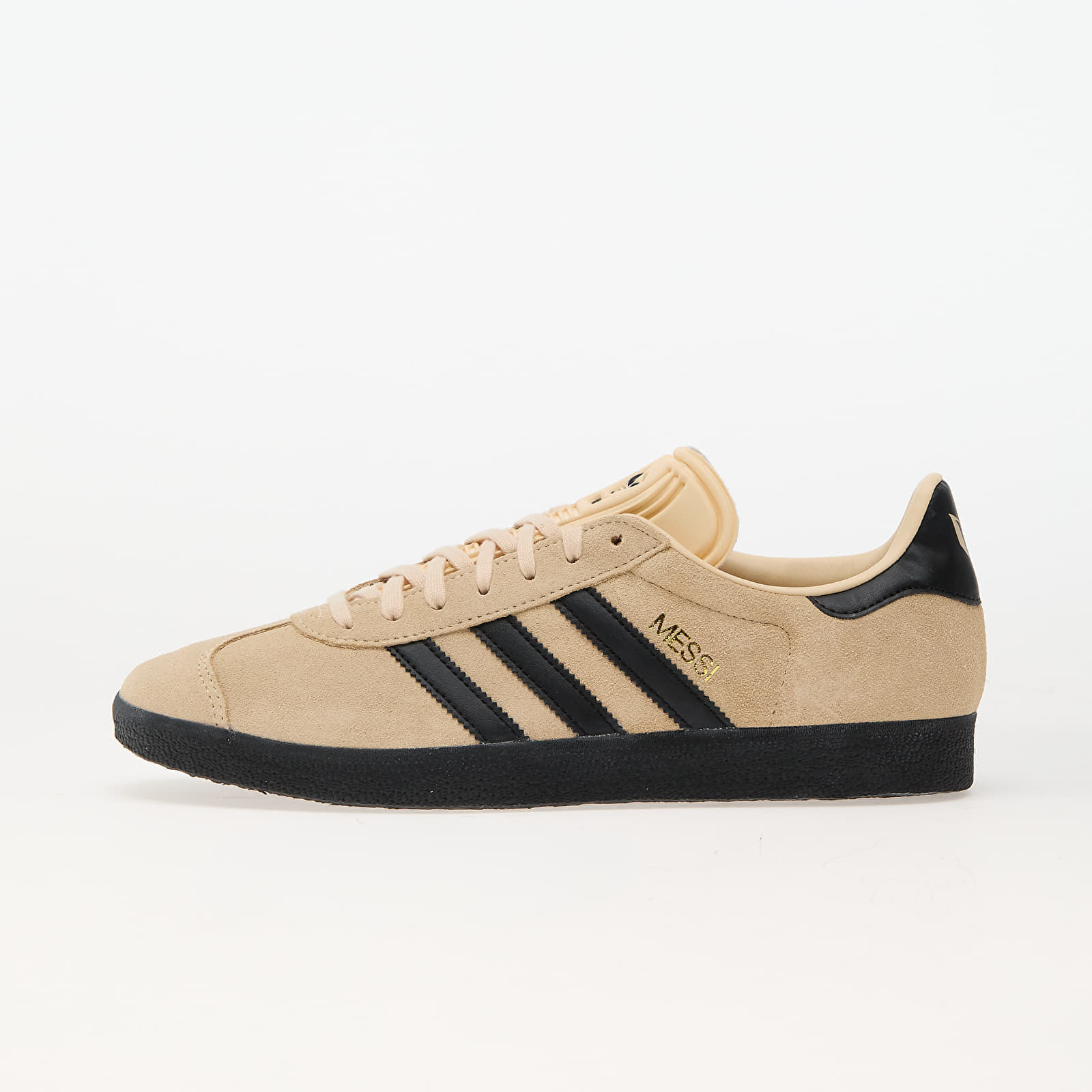 Tenisky adidas Gazelle Messi Crystal Sand/ Core Black/ Gold Metallic EUR 44 2/3