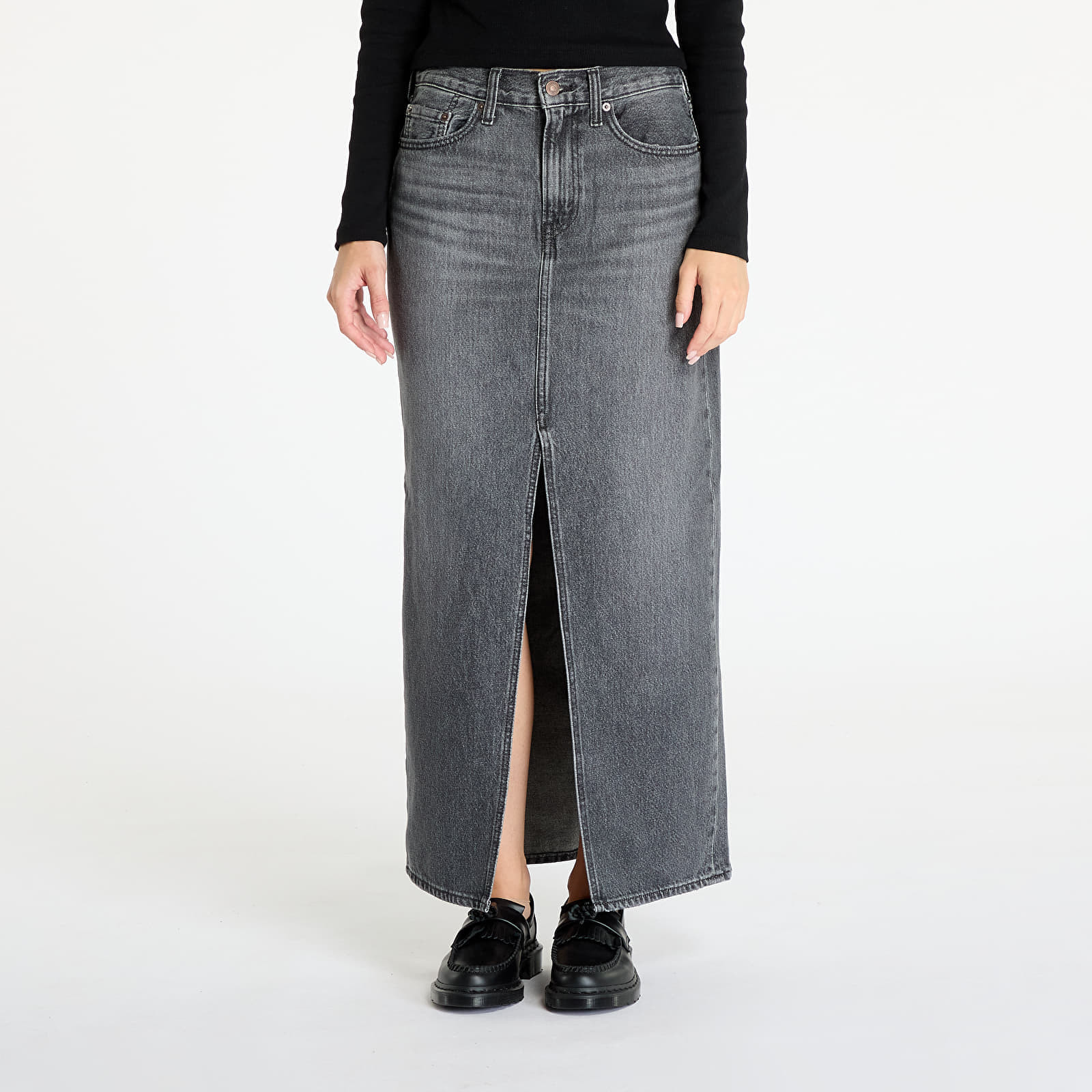 Sukňa Levi's® Ankle Column Skirt Black 27