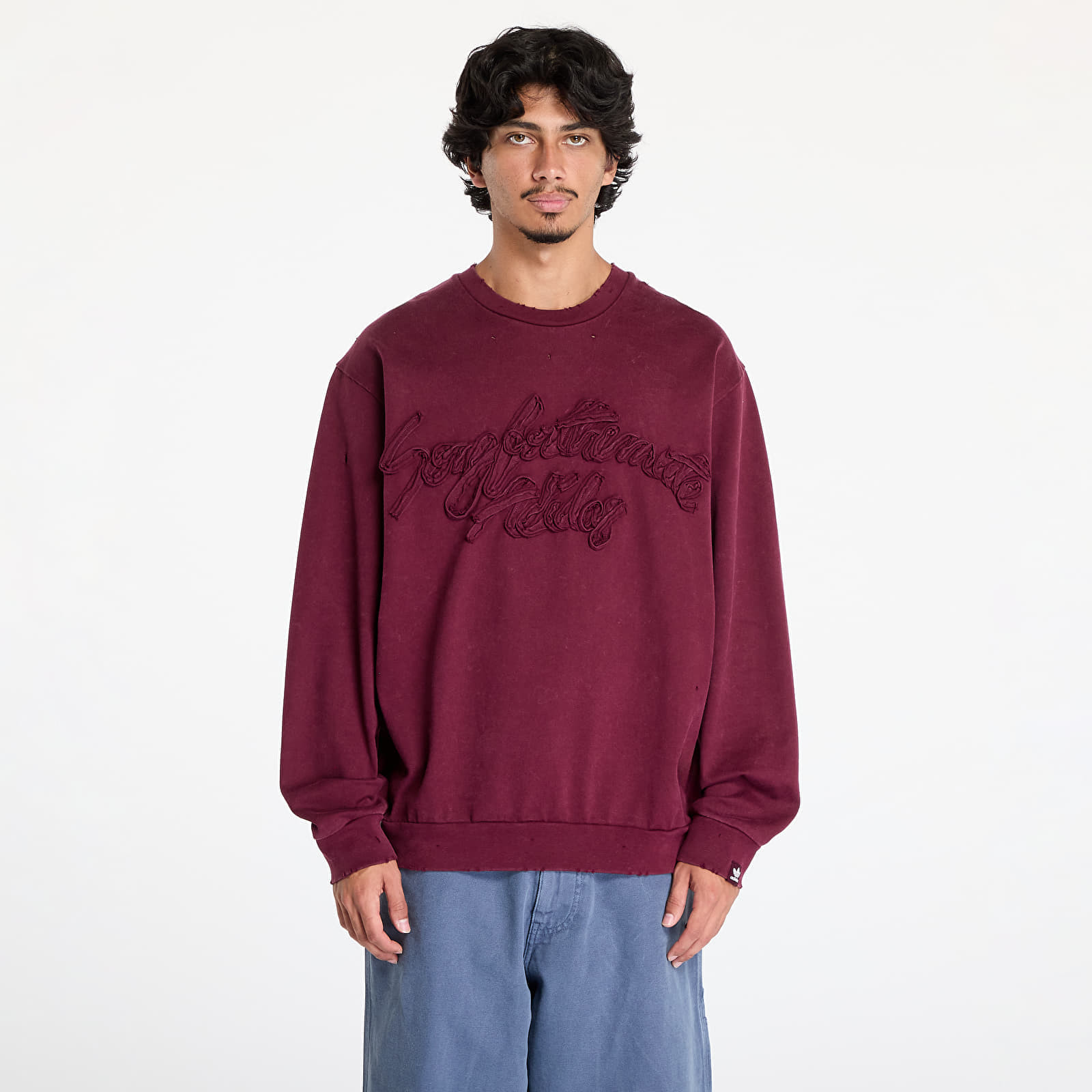 Tričko adidas Song For The Mute Long Sleeve Tee Maroon M