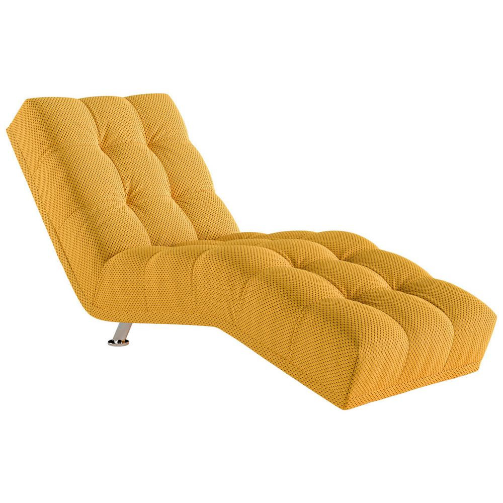 Relaxačné ležadlo ISABELLA, horčicovožltá farba