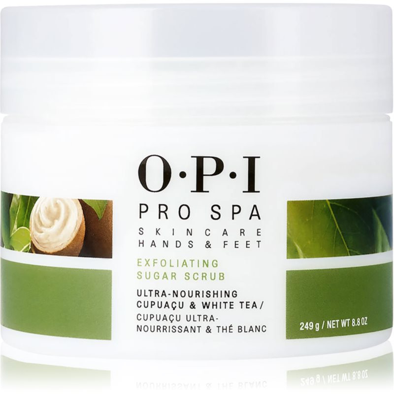 OPI Pro Spa zjemňujúci cukrový peeling na nohy 249 g