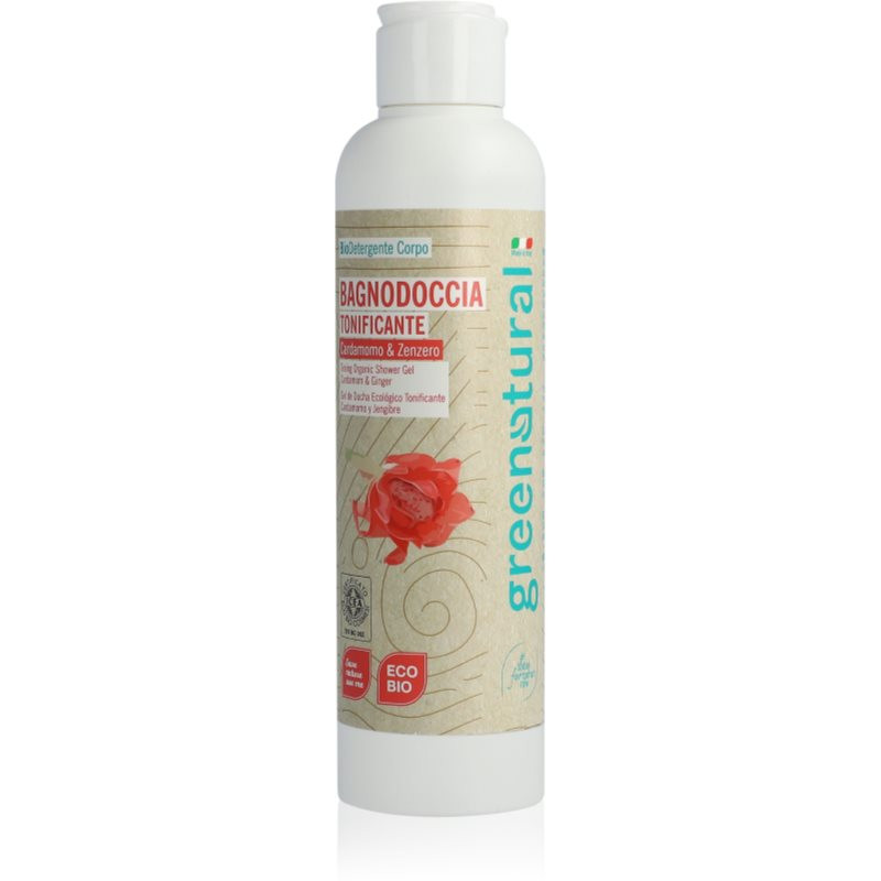 Greenatural Body Wash Cardamon & Ginger tonizujúci sprchový gél 250 ml