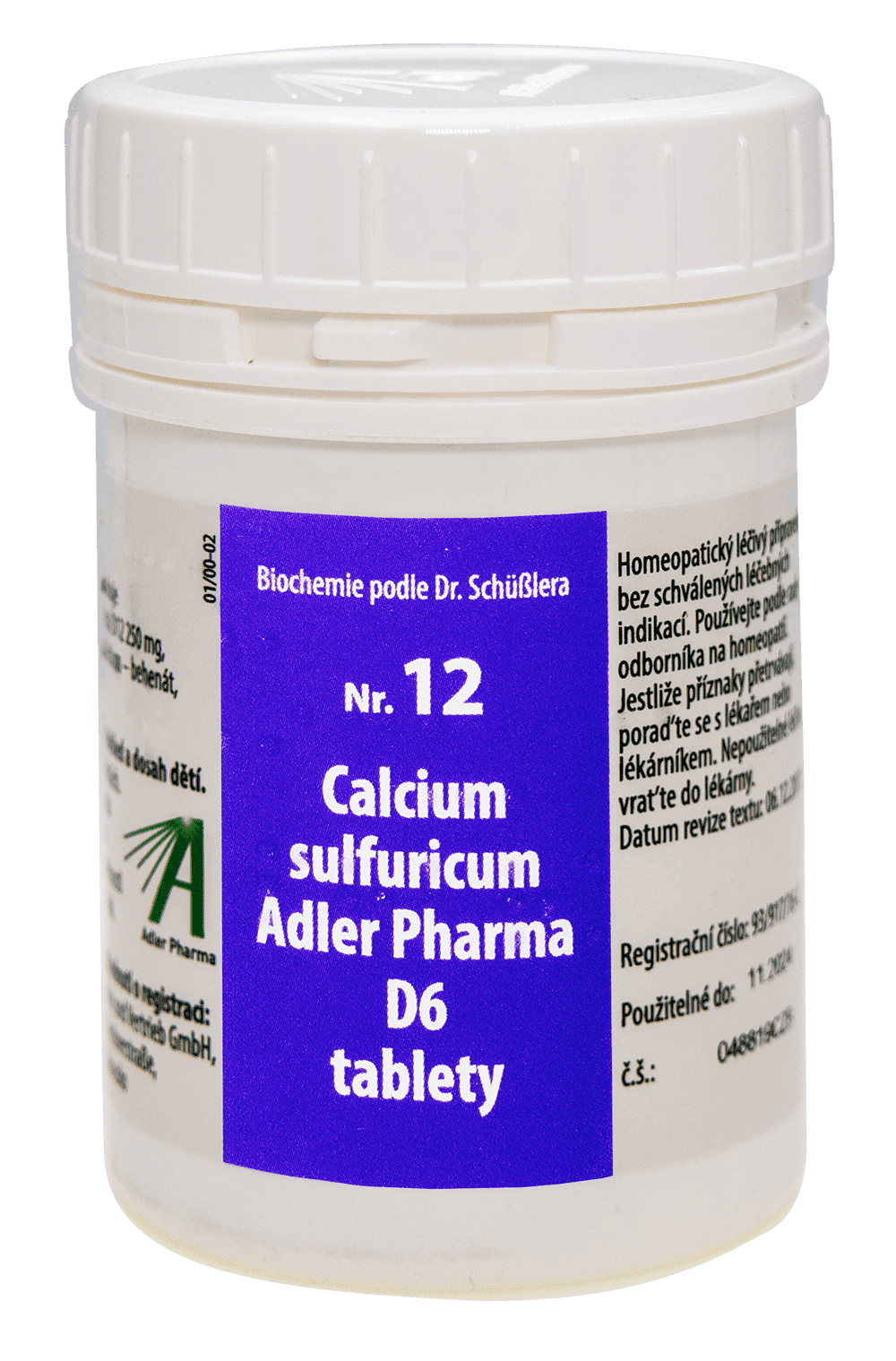 ADLER PHARMA Nr. 12 Calcium sulfuricum D6 2000 tablet