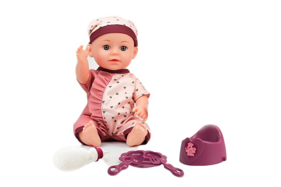 Bábätko cikajúce so zvukmi 25cm - náhodná