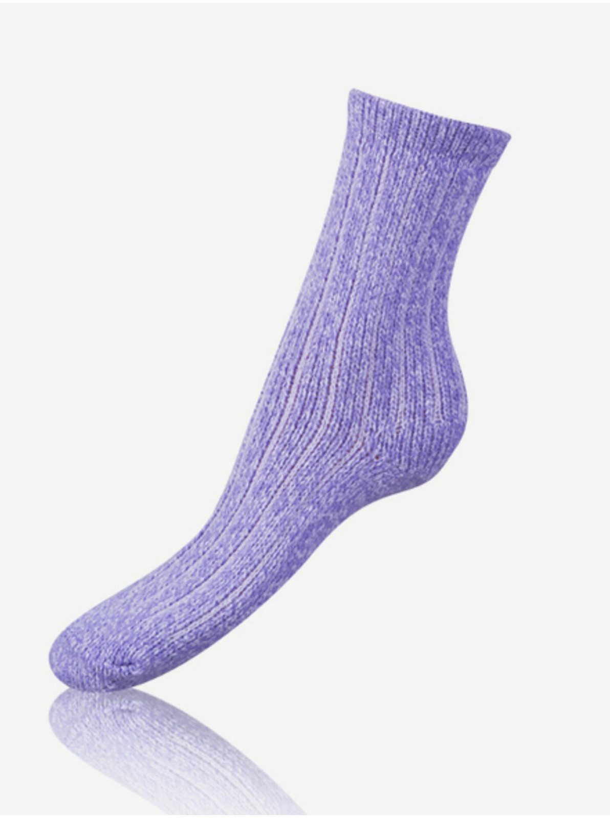 Fialové dámske ponožky Bellinda SUPER SOFT SOCKS