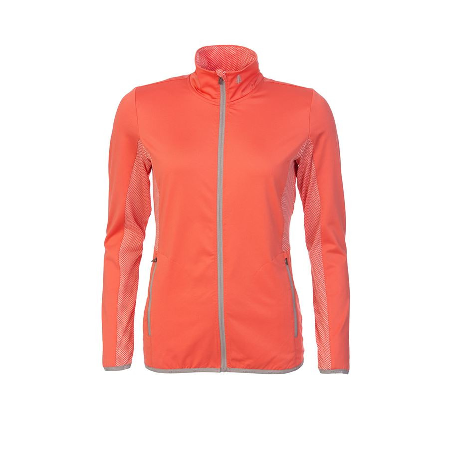 Funkčná mikina dámska OStyle Zip - oranžová, 40