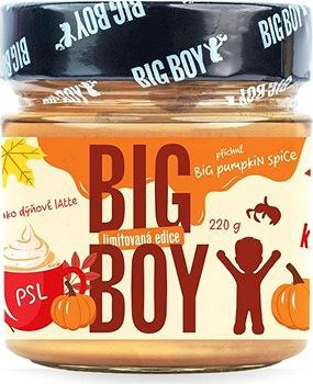 BIG BOY Big Pumpkin spice – Arašidový krém s príchuťou tekvicového korenia 220 g