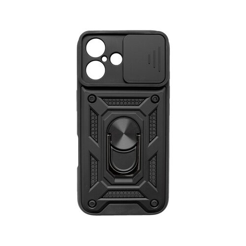 mobilNET iPhone 16, čierne (Cam) plastové puzdro