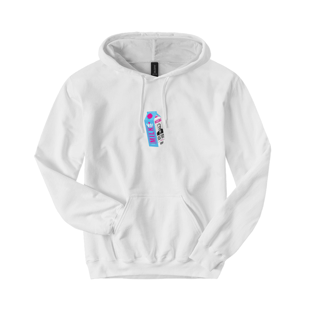 WIG mikina MISS!NG Kiska Biela S